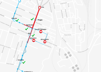Constanța: Traseu deviat pentru autobuzele liniei 13