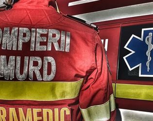 Microbuz cu 11 refugiați ucrainieni, răsturnat în Bihor