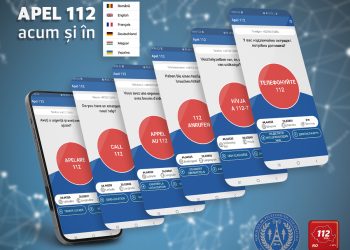 Aplicația „APEL 112”, disponibilă în șase limbi, inclusiv ucraineană