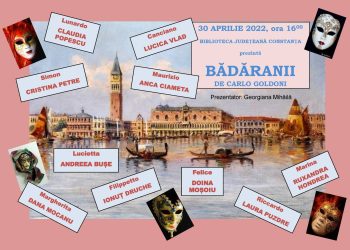 Piesa de teatru „Bădăranii”, la Biblioteca Județeană Constanța
