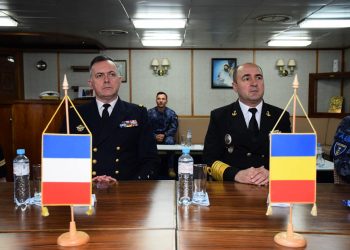 Șefului Statului Major al Marinei Militare Franceze, în vizită la Constanța