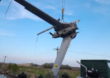 Epava unei drone, scoasă din apele teritoriale ale României