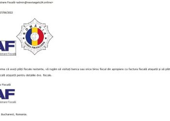 Emailuri false în numele ANAF 