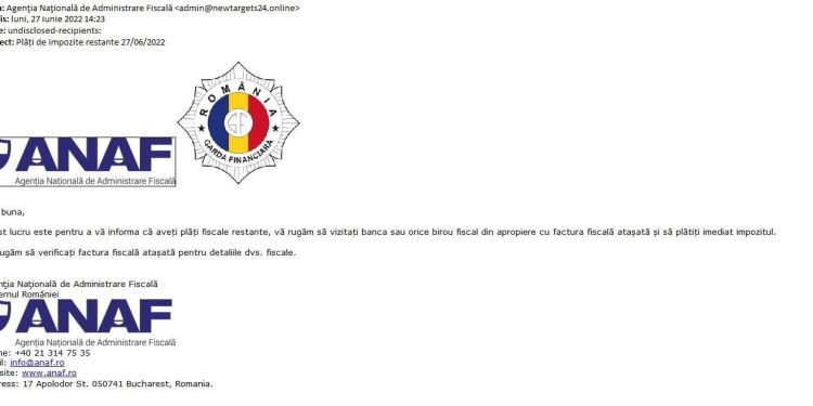 Sursa foto: Facebook - Agenția Națională de Administrare Fiscală