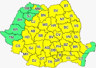 O nouă atenționare de la ANM: Cod galben de vânt, ploaie și vijelii în Dobrogea