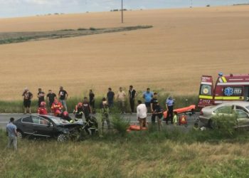 UPDATE: Accident grav la ieșire din Medgidia. Un copil este în stare critică