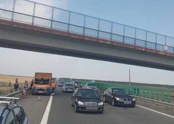 Tamponări și aglomerație pe A2, spre mare 