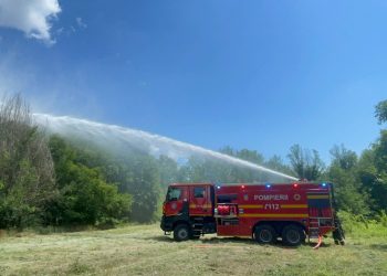 Intervențiile de weekend ale pompierilor tulceni
