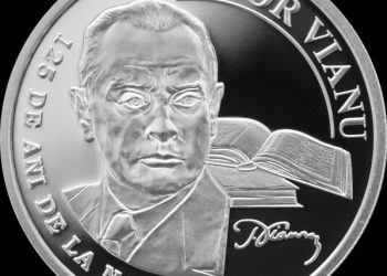BNR lansează o monedă de argint cu tema „125 de ani de la nașterea lui Tudor Vianu”