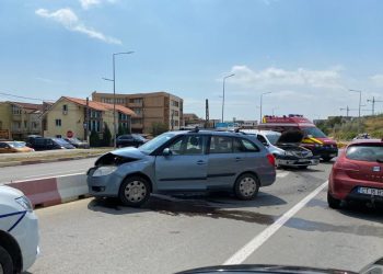 Accident rutier în Mamaia Sat