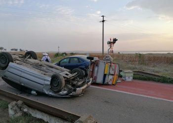 Județul Tulcea: Accident rutier cu 4 victime. O persoană a rămas încarcerată
