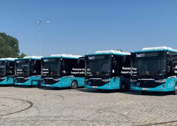 La piața din Mangalia, cu autobuzul electric, și în week-end