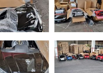 Peste 160 de maşinuţe electrice contrafăcute, reținute de inspectorii vamali constănţeni