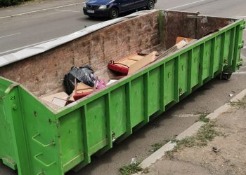 Containerele pentru deșeuri voluminoase ajung într-o nouă locație