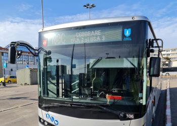 O stație de autobuz din Constanța se mută temporar