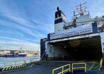 Cel mai mare ajutor umanitar al Franţei pentru Ucraina sosește în portul Agigea