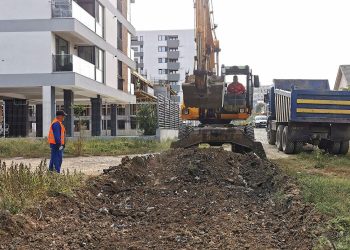 Un nou șantier, în cartierul Universitate. Începe asfaltarea străzilor
