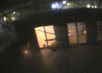 Imagini cu EXPLOZIA bancomatului de la Pavilionul Expozițional Constanța (VIDEO)