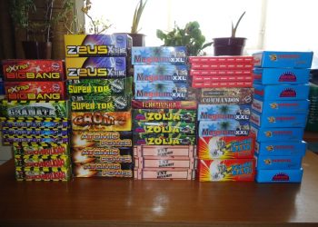 7 kg de materiale pirotehnice deținute ilegal, confiscate de polițiștii tulceni