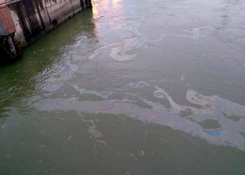 Poluare cu petrol pe Dunăre