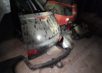 Control și amenzi la un centru de dezmembrări auto din județul Constanța 