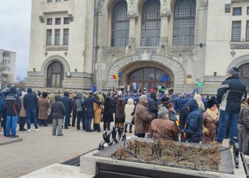 Ziua Unirii Principatelor Române – sărbătorită la Constanța, cu o mâna de oameni zgribuliți!