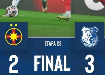 Farul Constanța învinge pe FCSB și revine pe primul loc în SuperLigă