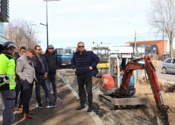 Primarul Chițac, vizită în teren pentru verificarea lucrărilor de pe Lăpușneanu