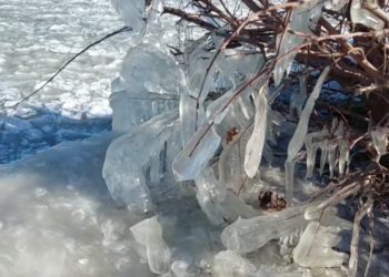 Imagini SPECTACULOASE: Lacul Tăbăcărie a înghețat!