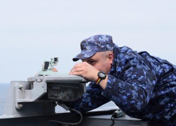 Exercițiu militar de evacuare a populației din zona fluvială, pe braţul Sfântu Gheorghe