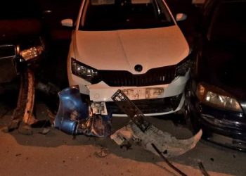 Faimoasa tamponare „Șase dintr-o lovitură”, suprinsă de camerele de supraveghere (VIDEO)