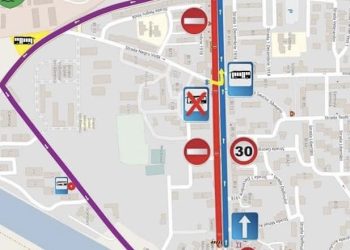 Trafic închis pe o stradă din Mangalia 