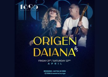 Concert de excepție, la 1896 BRASSERIE & LOUNGE. Origen și Daiana promit un show de zile mari