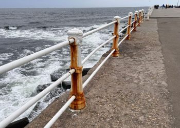 Faleza Cazinoului din Constanța, împânzită de rugină (FOTO/VIDEO)