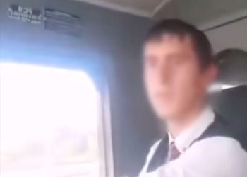 Primele imagini cu tânărul care a condus ILEGAL o locomotivă prin Gara Medgidia