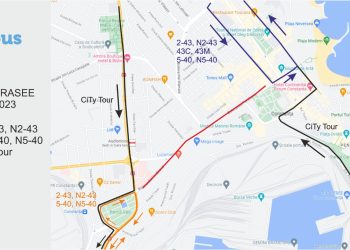 Traseu deviat pentru unele autobuze CT BUS