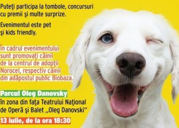 „Superoferta la fericire”. Eveniment dedicat iubitorilor de animale, în parcul Oleg Danovsky