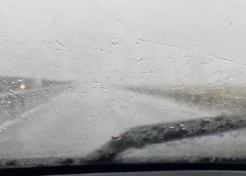 Vizibilitate redusă pe A2, din cauza furtunii