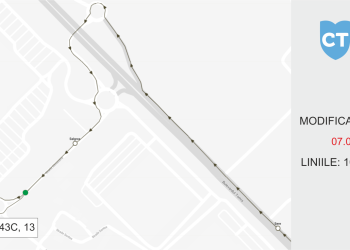 Se modifică traseele mai multor linii CT Bus
