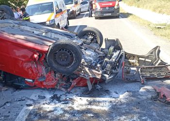 UPDATE: Accident cu 9 victime, în județul Tulcea (FOTO)