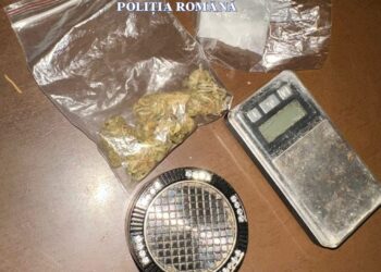 Droguri descoperite într-un autoturism oprit de polițiști