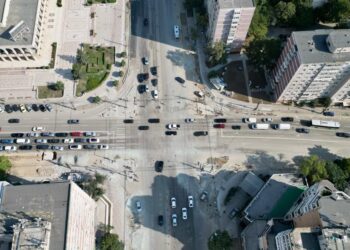 Încep noi lucrări de asfaltare în zona Casa de Cultură. Vezi ce restricții vor fi instituite