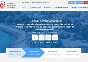 18 proiecte depuse pe platforma „Tu decizi pentru Constanța”, validate