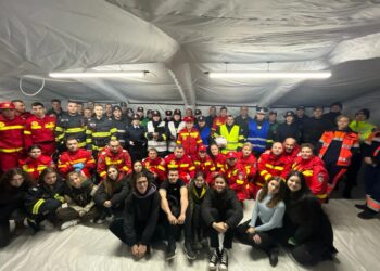 Antrenament cu forțe și mijloace în teren pentru pompierii tulceni