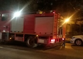 Mașină în flăcări, în Constanța