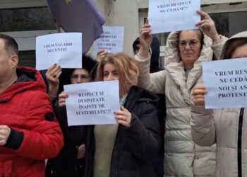 Protest la DSP Constanța! (VIDEO)