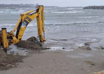 Plajele din Constanța, încă inundate după urgia de acum două săptămâni (VIDEO)