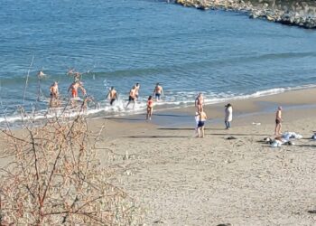 Ultima baie în mare, în 2023 (VIDEO)