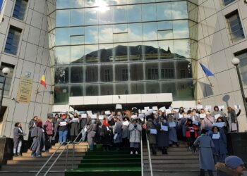 Protest spontan al grefierilor de la Curtea de Apel Constanța