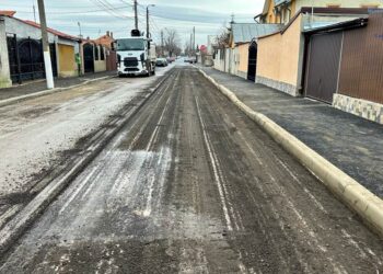 O stradă din cartierul Palas a intrat în reabilitare